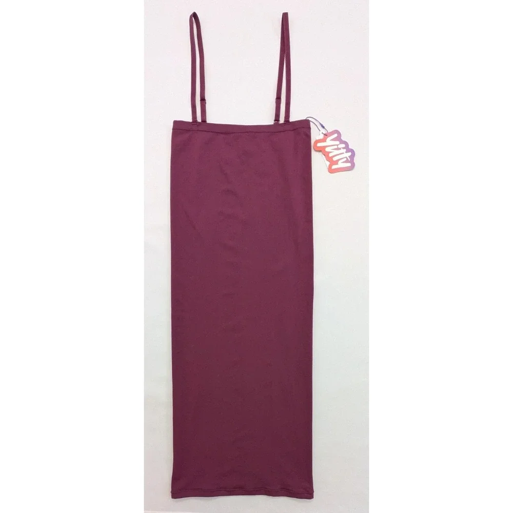 Yitty Nearly Naked Shaping 5-in-1 Convertible Dress Cherry Pop X-Large XL NWT